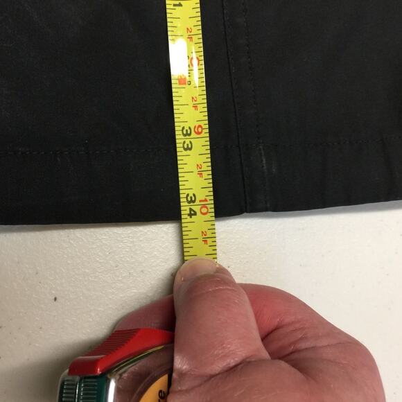 LARRY LEVINE SPORT Women's Black Water Resistant Tan Lined Coat Jacket L - Picture 10 of 13